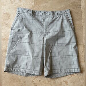 Tommy Armour plaid shorts